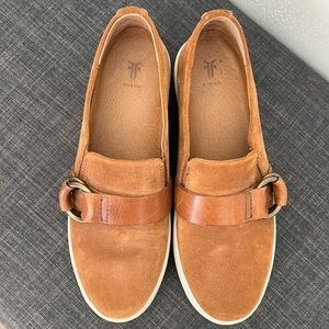 EUC Frye Leather Slip-on Sneakers